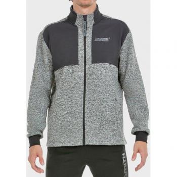 Sudadera con cremallera completa para hombre John Smith Timir Gris Perla 2XL