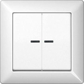 Tecla con visor para mecanismo placa compacta blanco JUNG 0712133668