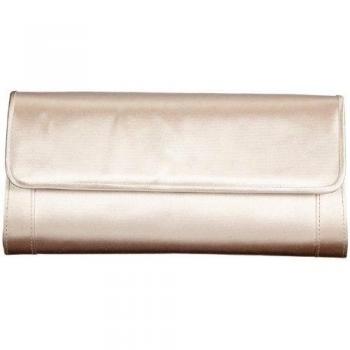 MENBUR Airplane - Bolso de mano mujer, color beige, talla 28x14x5 cm