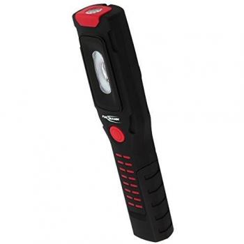 Ansmann Lámpara de Inspección IL300R, Luz de trabajo LED recargable, 3W, 325 lúmenes, batería 2200 mAh, IP20, magnética con 8 funciones, cable de