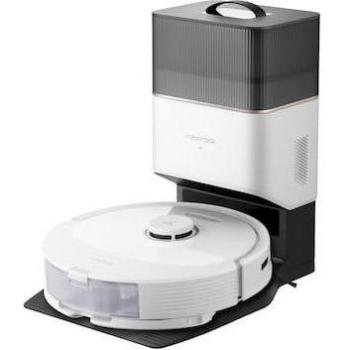 Roborock Q8 Max+ Robot Vacuum Cleaner with Automatic Dust Emptying Dock - White, 5200mAh Battery, 59W Power, 67dB Noise Level, Wi-Fi Connectivity, 0.77L Dust Bag Capacity