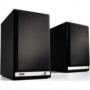 Audioengine HD6 150W Wireless Powered Bookshelf Speakers | Built-in USB 24-Bit DAC & Analog Amplifier | aptX HD Bluetooth, S/PDIF Optical, RCA and 3.5mm inputs | Cables included