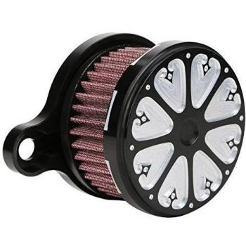 Filtro de Aire, OSAN Aluminio Filtro de Aire Sistema de Kits Para Harley sportster XL883 XL1200 1988-2015 Negro-Blanco
