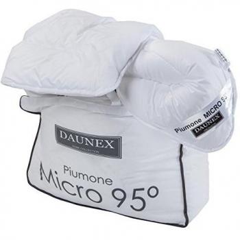 Daunex Micro 95° Medium Edredón, Poliéster, Microfibra, Blanco, Tamaño Individual 155 x 200 x 2 cm