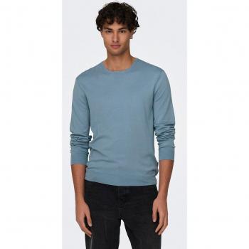 Only & Sons ONSWYLER L/S CREW KNIT - Jersey de hombre con cuello caja