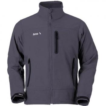 Furco Minsk - Chaqueta Soft Shell para hombre, color gris oscuro, talla M
