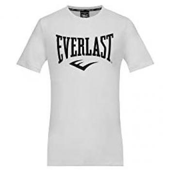 Camiseta Manga Corta Everlast Moss Tech Blanco Negro XXL