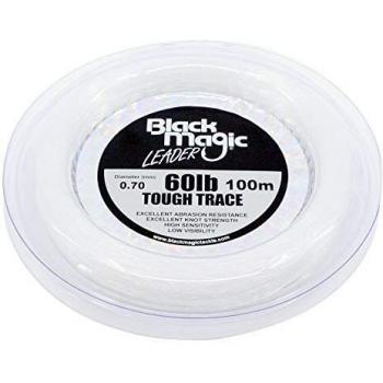 Blackmagic Tough Trace Líder: 60 Libras, Hombre, Blanco, Talla única