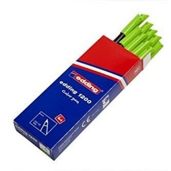 Rotulador Edding 1200 verde claro nº 11