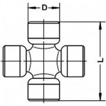 Amortiguador de vibraciones del eje de transmisión SPIDAN U 176 / Flector de transmisión LÖBRO U 176