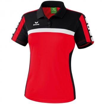 Erima – Polo de mujer 5 Cubes Rojo rojo, negro y blanco Talla:34