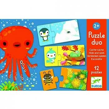 Djeco - Puzzle dúo escondite