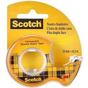 Scotch 70016072798 - Dispensador con cinta adhesiva de doble cara, Transparente