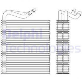 Evaporador de aire acondicionado DELPHI TSP0525202 para MINI