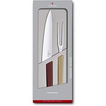 Victorinox Cuchillo Swiss Modern Juego 2 PZAS, Multicolor 6.9096.21G, Acero Inoxidable