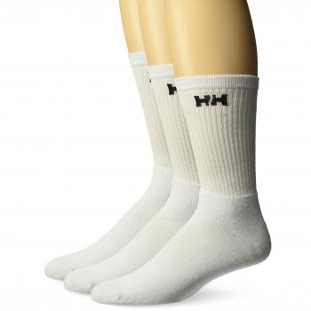 Helly Hansen 3-Pack Cotton Sport Sock Calcetines, Unisex Adulto, Blanco, Size 38-41, 67182