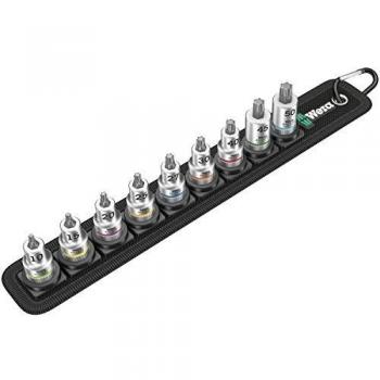 Wera 9 Piece 3/8 Drive Zyklop Torx HF Bit Socket Set