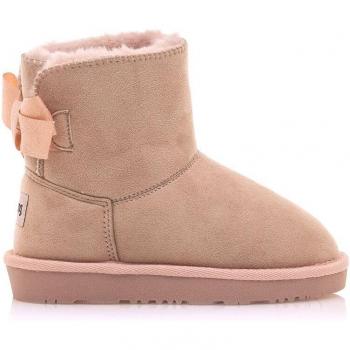 Botines de niña MTNG Sky rosa con cierre, abiertos y tipo de puntera redonda