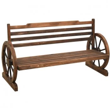 vidaXL Garden Bench 142 cm Solid Firwood