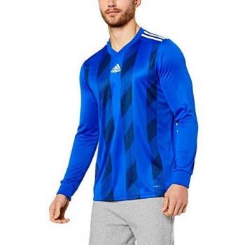 adidas STRIPED19 JSY L Camiseta de Manga Larga, Hombre, Bold Blue/White, XL