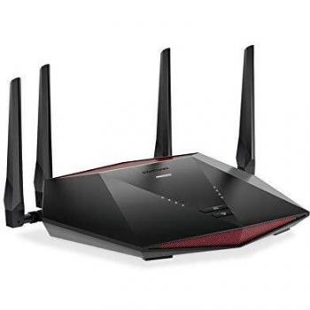 Netgear Nighthawk XR1000 WiFi 6 Gaming Router Inalámbrico Gigabit Ethernet Doble Banda (2.4 GHz / 5 GHz) Negro
