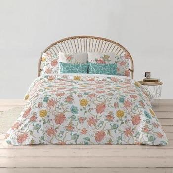 Funda Nórdica 100% Algodón Orgánico Bellary con Botones Transparentes para Cama de 180 (260x240 cm)