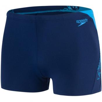 Speedo Boom Splice Pantalones Cortos de Baño, Hombre, Marino/Azul Windsor, 34