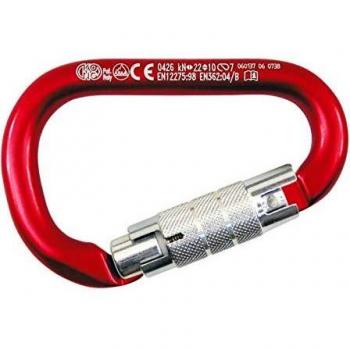 Desconocido Kong H.M.S. NAPIK osquetón Aluminio Twist Lock-anodizado Mosquetón, Adultos Unisex, Multicolor