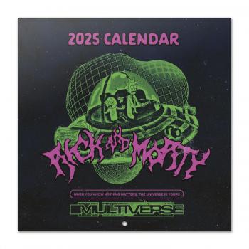 Calendario 2025 30x30 Rick y Morty Erik negro