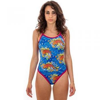Traje de Baño Turbo Vibes Japón, Bas de Bikini Royal, XL Femme