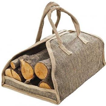 Bolsa de Arpillera Reforzada para Troncos - Yute 51 x 36 x 53 cm