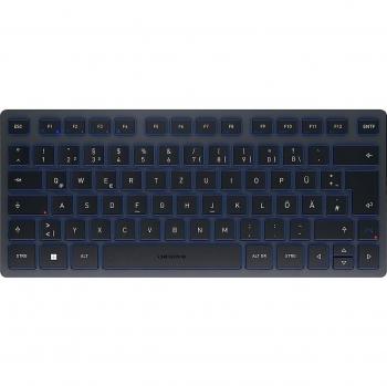 CHERRY KW 7100 MINI BT - Teclado Bluetooth QWERTZ Alemán Azul