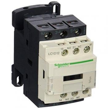 Schneider Electric LC1D12B7 TeSys D Contactor, 3P, AC-3, <=440V, 12A, Bobina 24VCA, 86mm x 45mm x 77mm