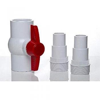 Gre AR512 - Válvula Apertura/Cierre con 2 Adaptadores para Mangueras de Ø38 y Ø32 mm