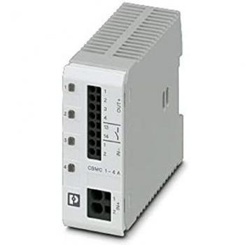 Interruptor automático electrónico Phoenix Contact 2906031 CBMC E4 24DC/1-4A, Montaje en Carril DIN, 4A, 1 canal