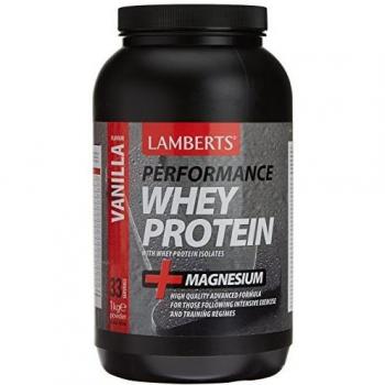 Lamberts Whey Protein Suplemento para Deportistas, Sabor a Vainilla - 1000 gr