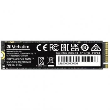 Verbatim Vi5000 2TB M.2 PCIe 4.0 NVMe SSD