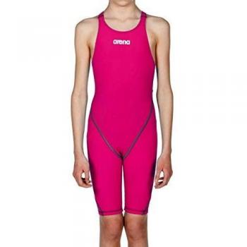 Arena Powerskin St 2.0 Offener Rücken - Pieza única para niña, niña, color fucsia, tamaño 24