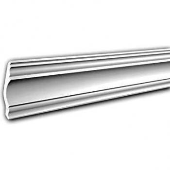 Cornisa Decorativa de Estuco Neoclásico Blanco 2 m - Profhome