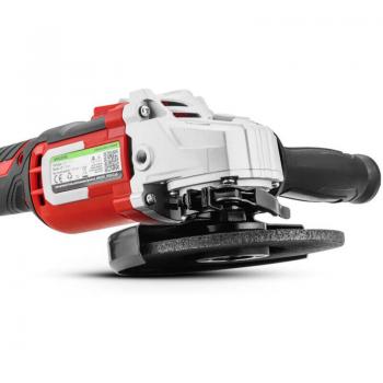 Amoladora Angular Inalámbrica Greencut 20V con Disco de 115-125mm, Velocidad de 7500rpm, Batería de Litio de 2.0Ah y Cargador Rápido