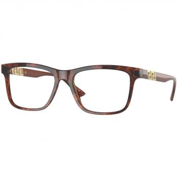 Versace VE3319F Asian Fit 5354 Men's Eyeglasses Tortoiseshell Size 55 - Blue Light Block Available