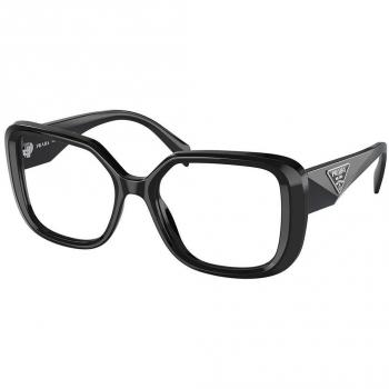 Prada PR 10ZV 1AB1O1 Women’s Eyeglasses Black Size 53 - Blue Light Block Available