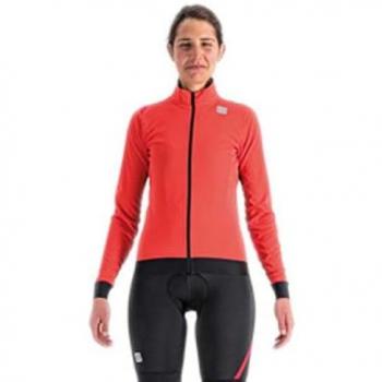 Chaqueta cortavientos Sportful Fiandre Medium GORE-TEX INFINIUM™ para ciclismo mujer, color rojo pomelo, talla S
