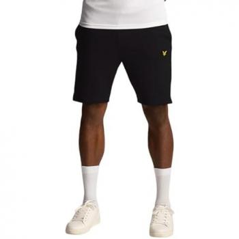 Lyle & Scott Men's Sweat Shorts - Jet Black - Size Medium - Cotton