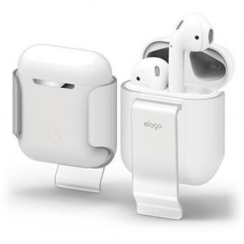 elago Auriculares Belt Clip Conveniente portabilidad protección Tacto Suave para Auriculares Helada Transparente