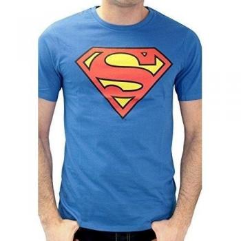 Superman Logo Classique Camiseta, Azul