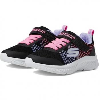 Zapatillas Deportivas Niña Skechers Microspec Plus Negros Talla 27