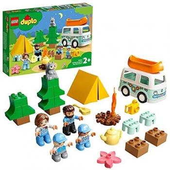 LEGO 10946 DUPLO Town Family Camping Van Adventure Car Toy for Toddlers 2 + Years Old, Preschool Educational Set