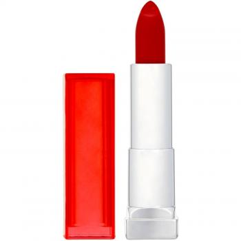 Labial Maybelline Color Sensational - 916 Rojo Neón