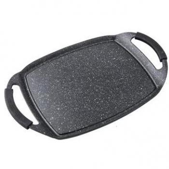 Plancha de Aluminio Fundido con Recubrimiento de Piedra Mármol 29x22cm
